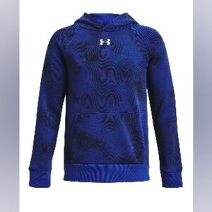 Boys Under Armour Rival Fleece printed hoodie size YMD
